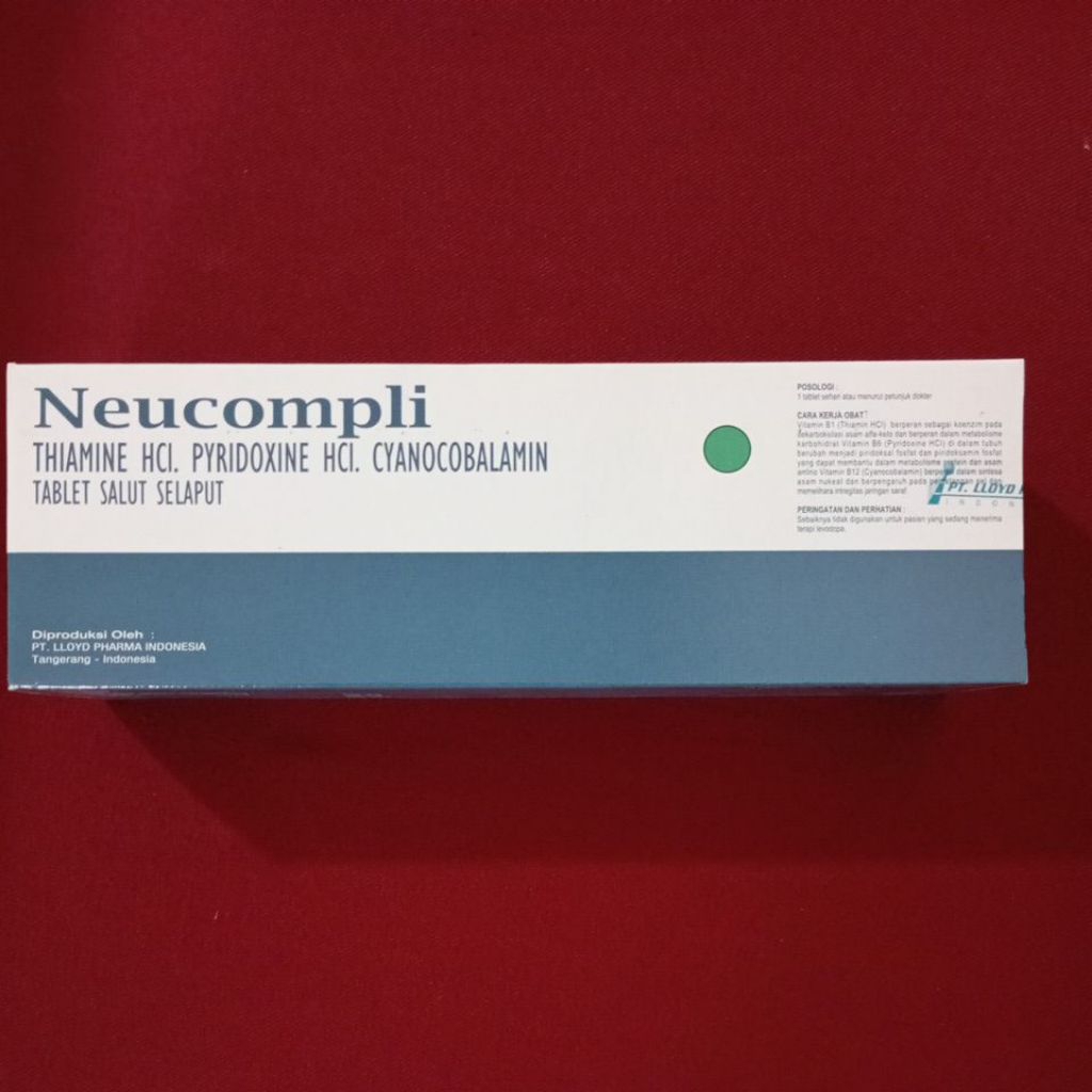 Neucompli 10x10 tab.vit b1,b6,b12