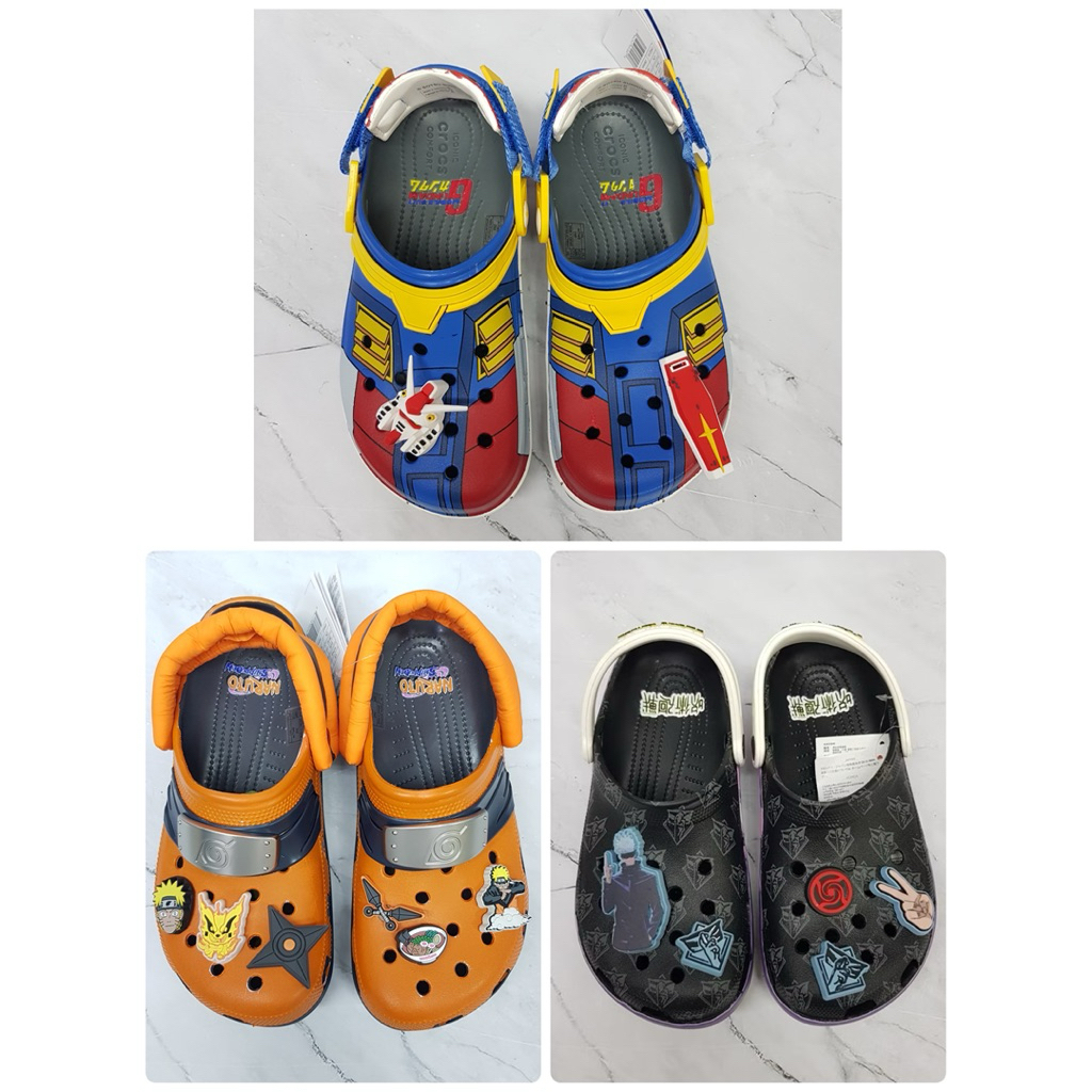 Sandal Crocs Anak Laki Laki Cowok collabs Jujutsu Kaisen Dewasa Pria