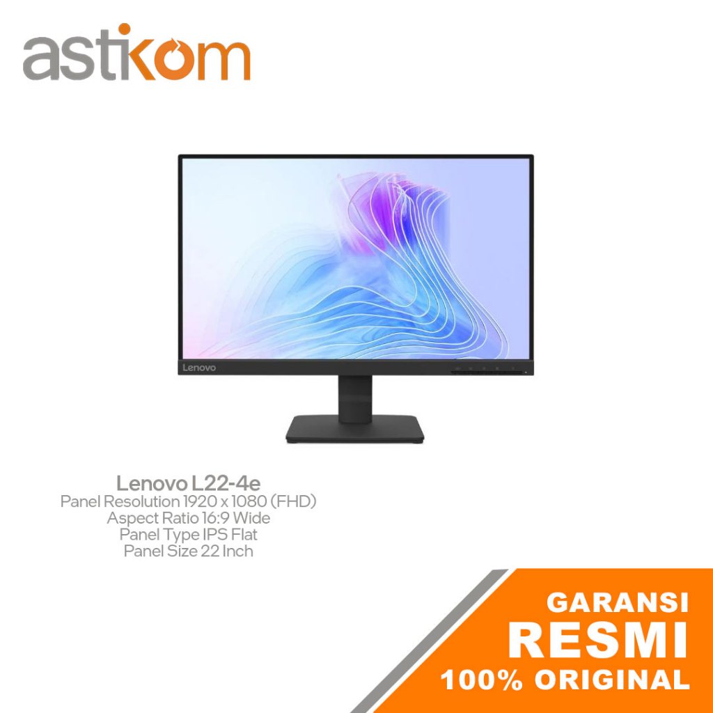 LED Monitor 22" Lenovo L22-4e FHD 4ms 100Hz HDMI