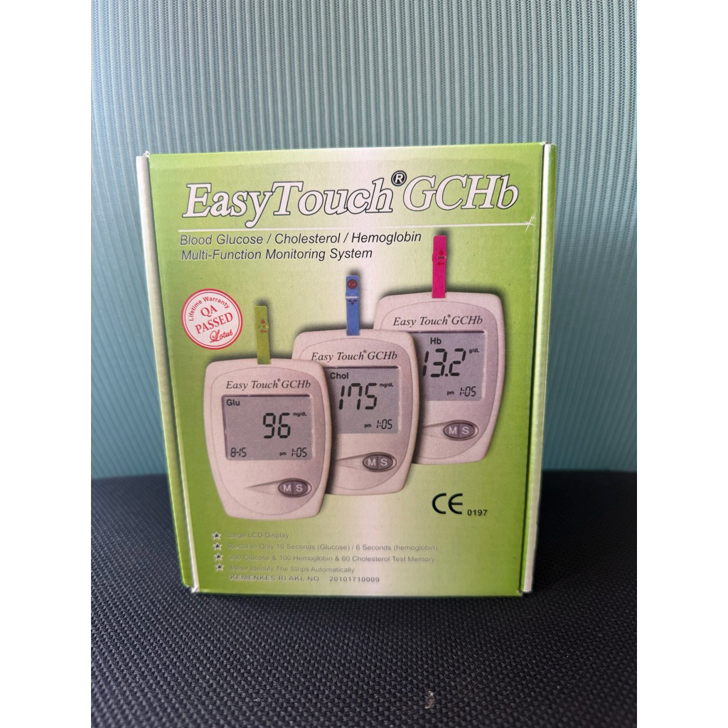 gcu 3in1 easy touch hemoglobin alat cel darah