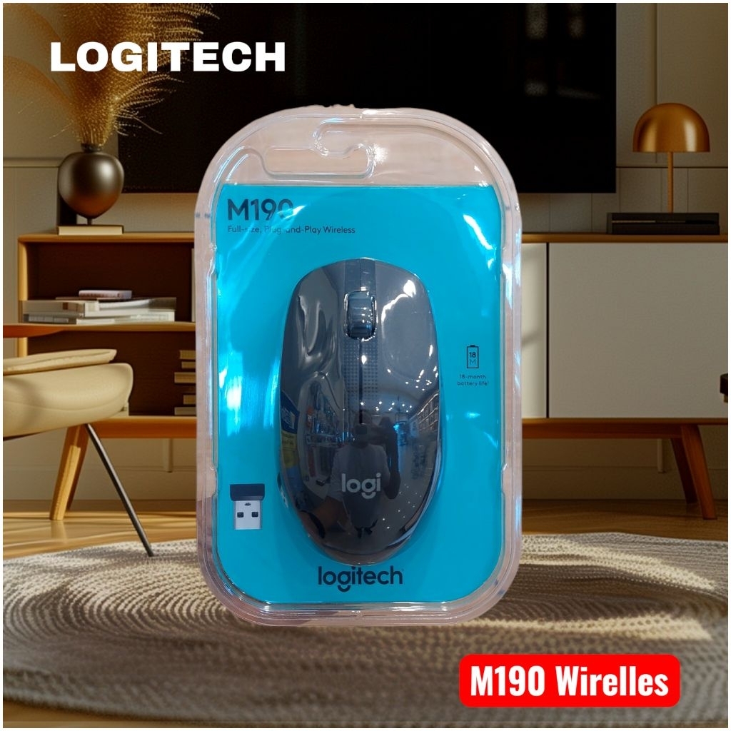 MOUSE LOGITECH WIRELESS M190 / LOGITECH M190 WIRELESS