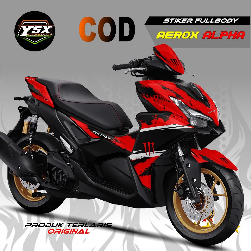 Decal Sticker Fullbody Aerox Alpha Monster 2