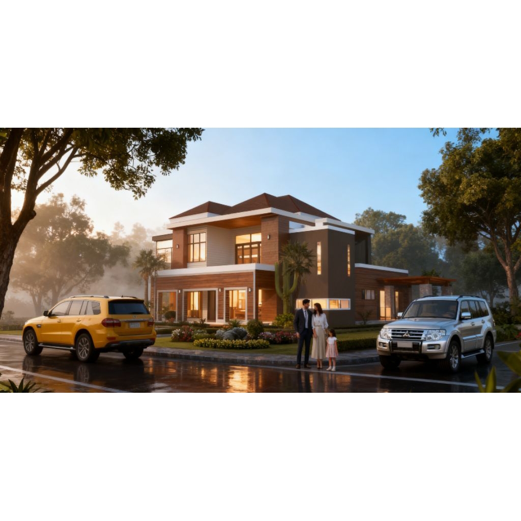 Desain rumah 2 lantai ukuran 19x25, 7 kamar tidur. Gambar  siap bangun. include gambar pelaksanaan