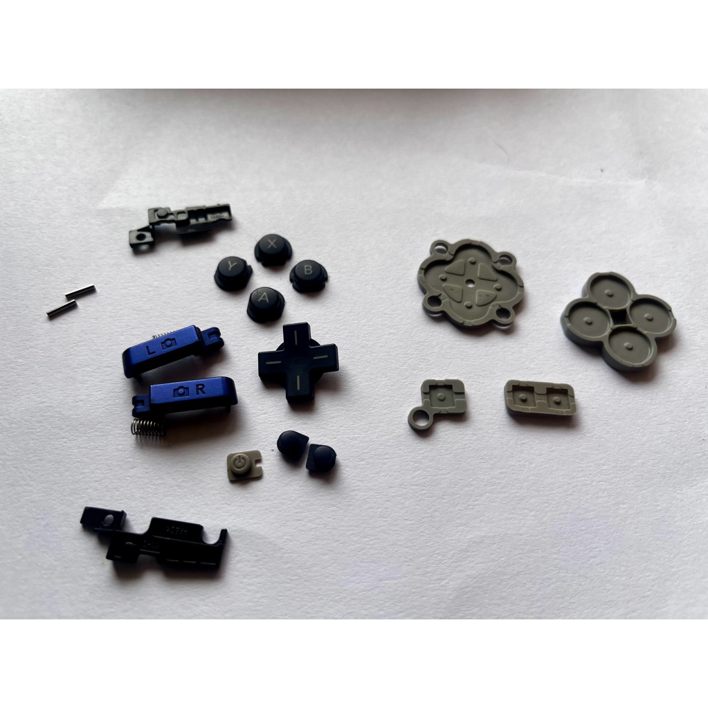Nintendo DSi reguler fullset buttons, Navy Blue (Tombol fullset Nintendo DSi reguler, Biru Dongker)