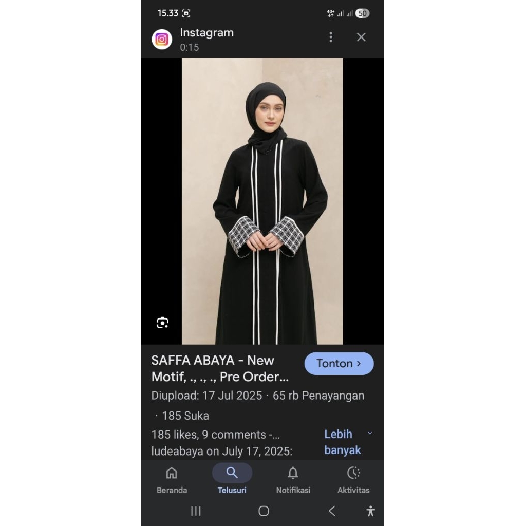 Saffa Abaya by Lude abaya