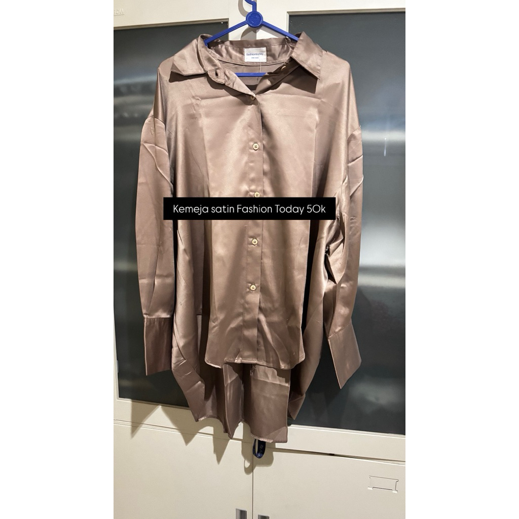 preloved kemeja satin