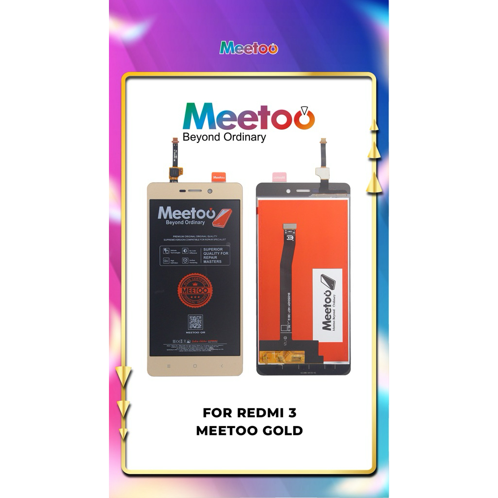 LCD XIAOMI REDMI 3 MEETOO GOLD+TS /3S