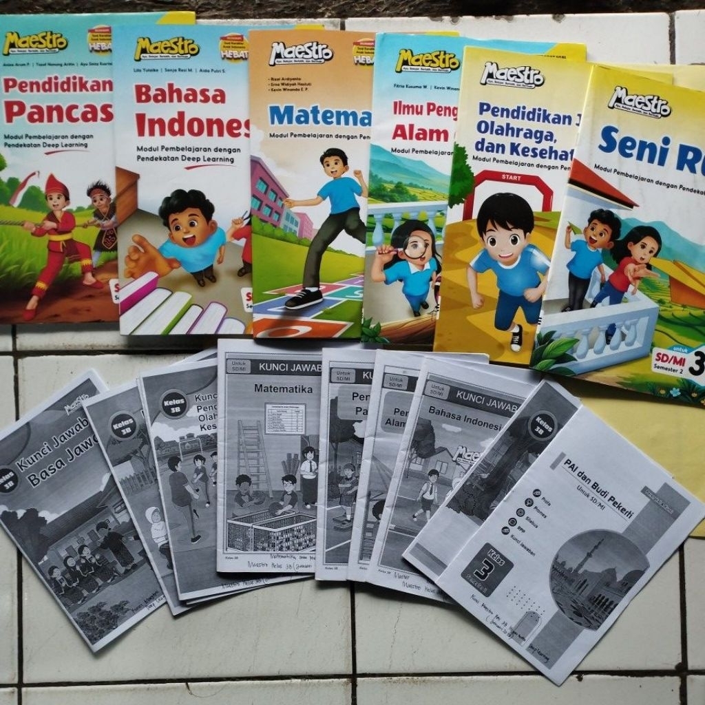 LKS KELAS 3 + KUNCI (SEBAGIAN) MAESTRO