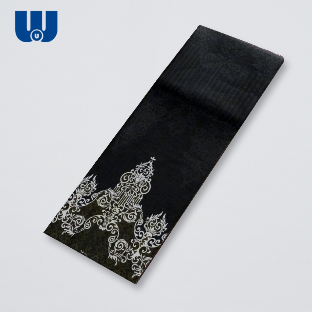 Woubatik Official - Kain Batik Solo Modern Premium Gautama Bahan Meteran Katun Motif Hijau Gelap