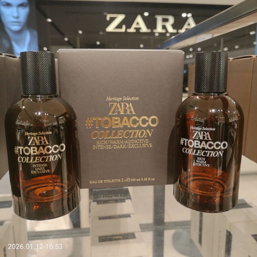 PARFUM ZARA TOBACCO COLLECTION SET - PARFUM ZARA VANILLA COLLECTION SET