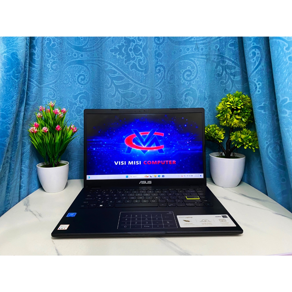 Laptop Asus Vivobook E410MA Second | CELERON N4020 | RAM 4GB DDR4 | SSD 512GB | Siap Pakai