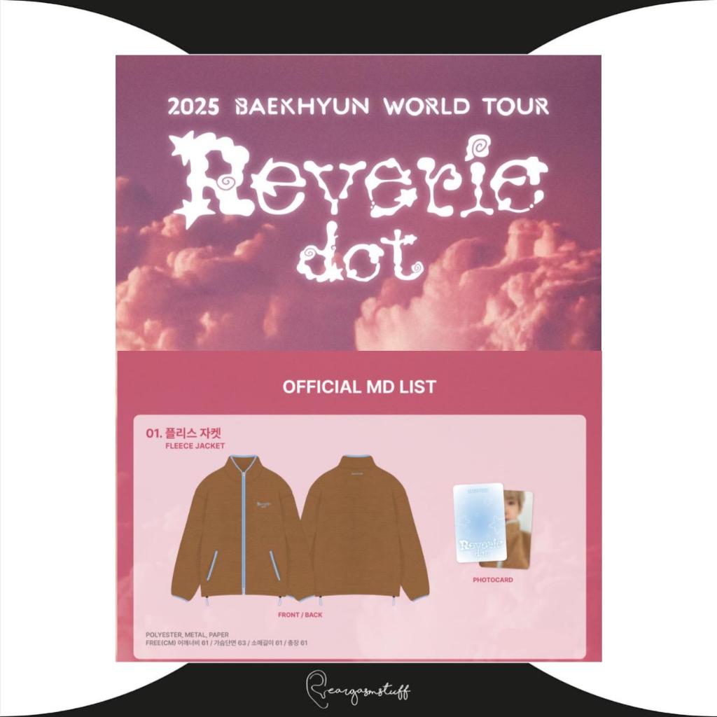 BAEKHYUN REVERIE DOT TOUR OFFICIAL MD / MERCH / MERCHANDISE