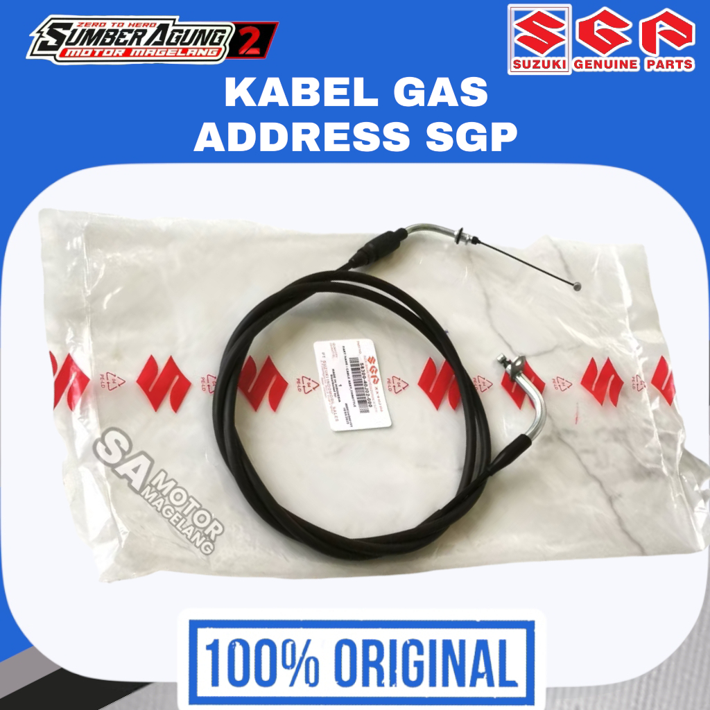 KABEL GAS SUZUKI ADDRESS ORIGINAL SGP