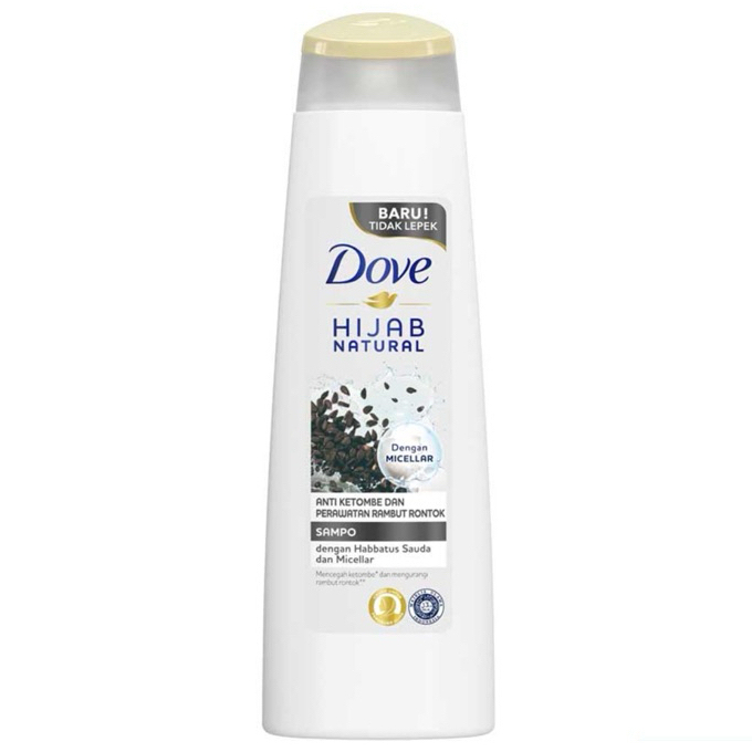 DOVE Hijab Natural 135 ml Anti Ketombe dan Perawatan Rambut Rontok
