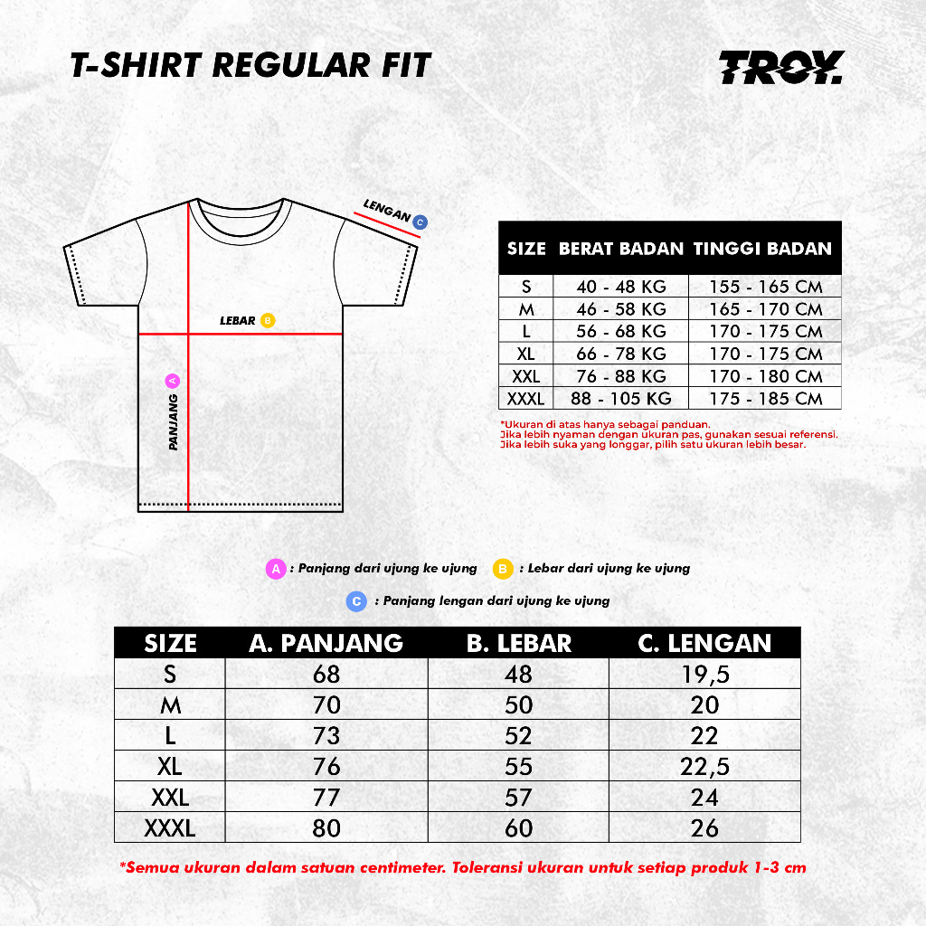 Troy Company Tshirt Yellow Mustard YK City - Kaos Pria Lengan Pendek Kaos Kuning Mustard MTD 2272