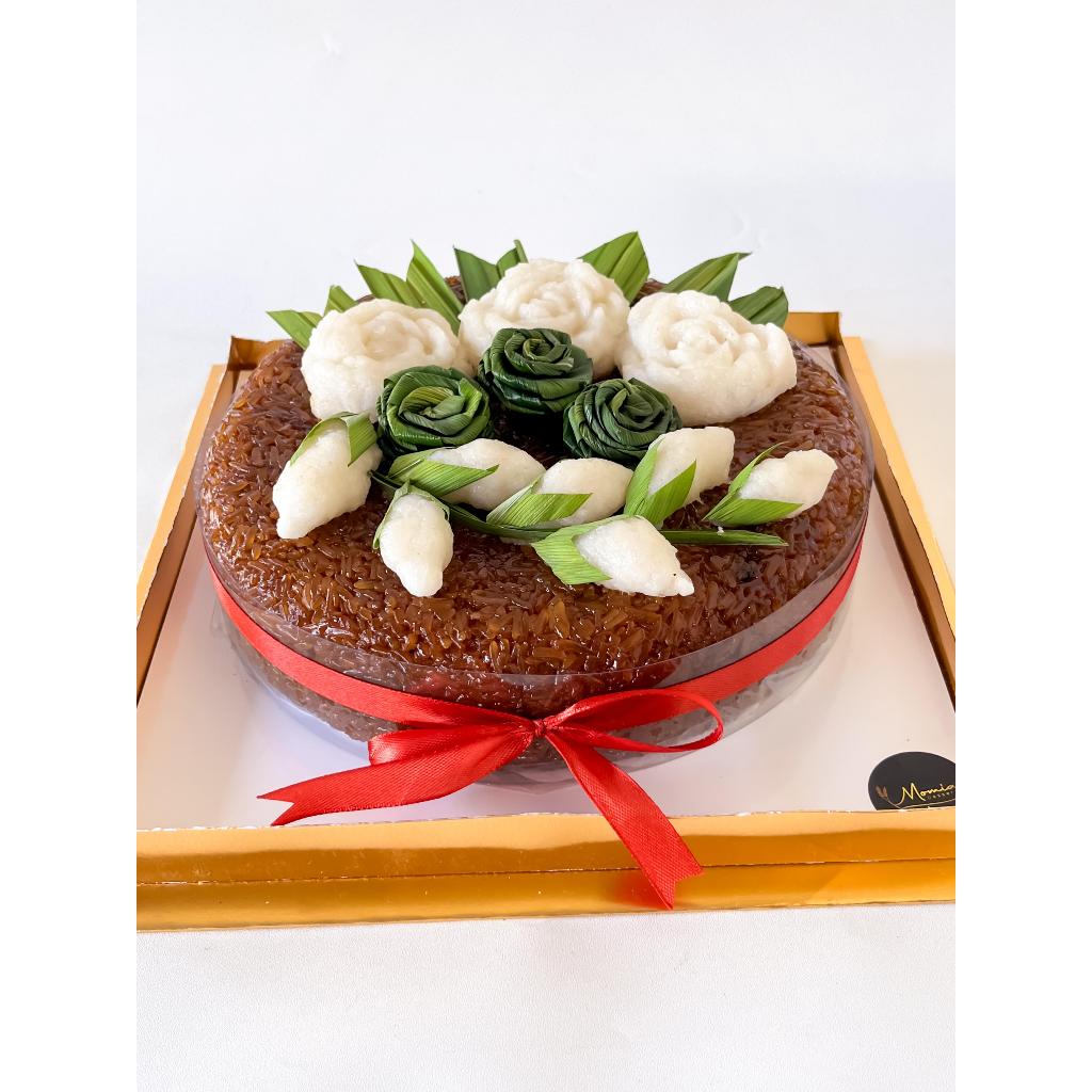 Wajik Ketan Gula Merah Hias 22 cm – Hantaran Tradisional & Berkelas