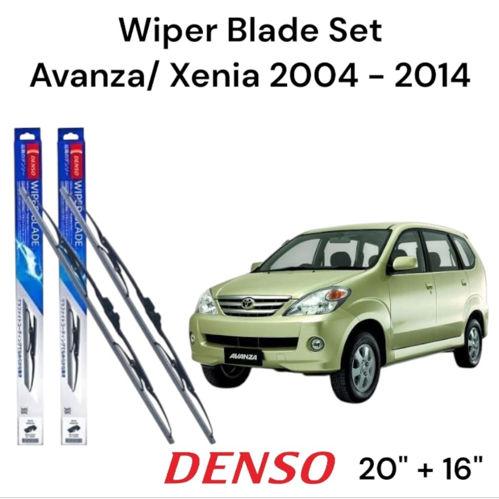 Wiper Blade Set Daihatsu Xenia Toyota Avanza Denso