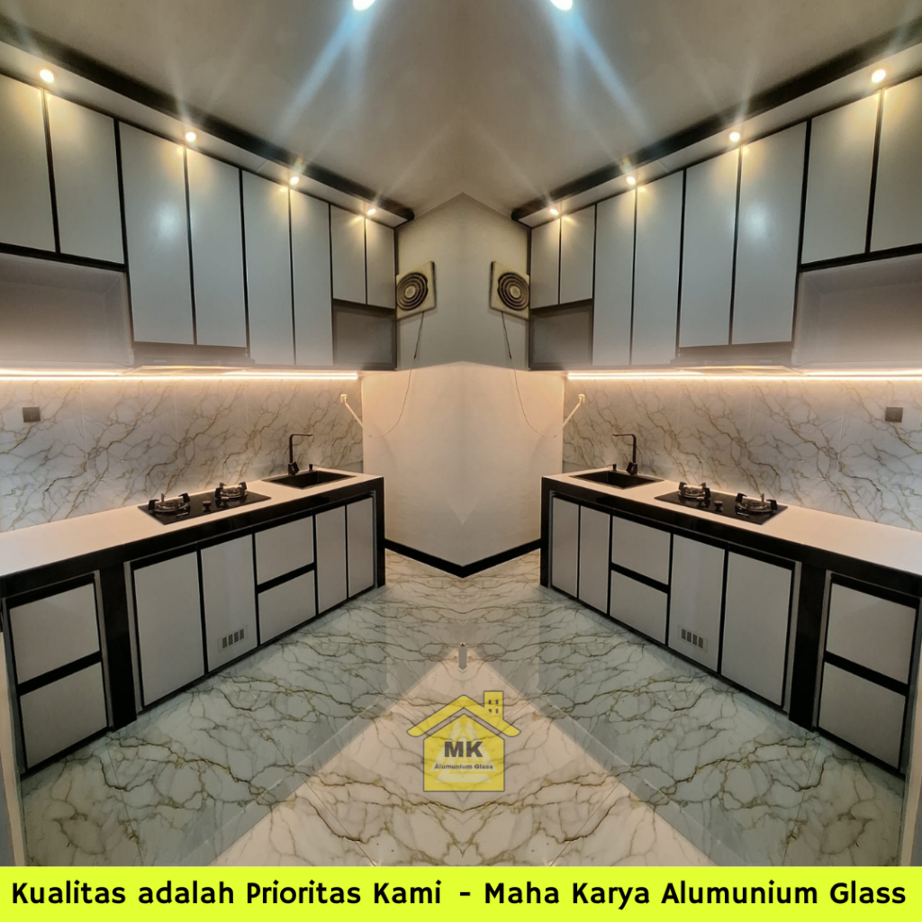 Kitchen Set Alumunium ACP Tajima Custom Murah Berkualitas