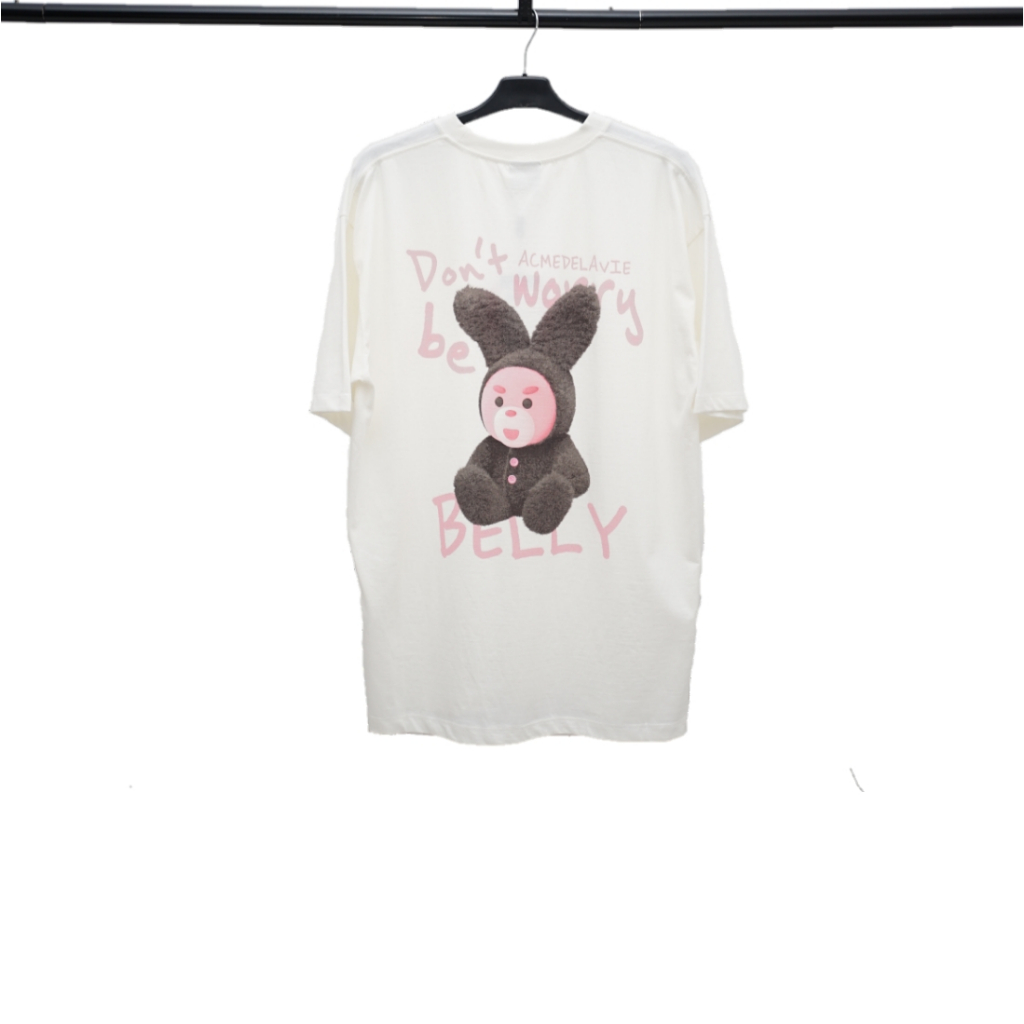 ADLV RABBIT BELLY TEE CREAM (100% Original)