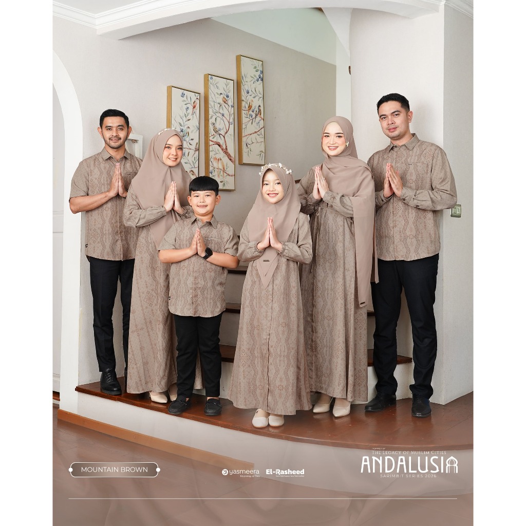 Sarimbit Yasmeera ANDALUSIA MOUNTAIN BROWN (Sarimbit 2026)