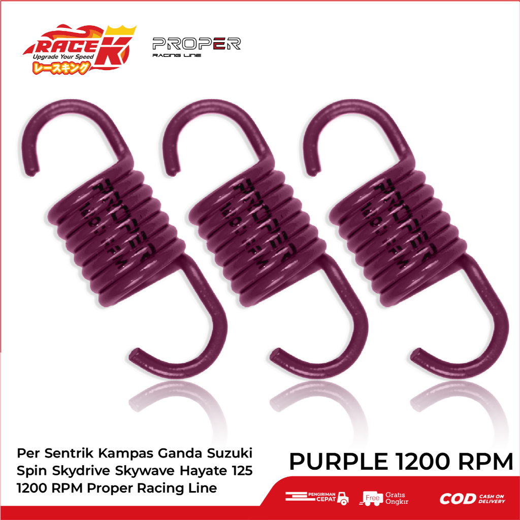 PROPER Per Sentri Sentrik Kopling Kampas Ganda Suzuki Spin Skydrive Skywave Hayate Burgman 125 1200 