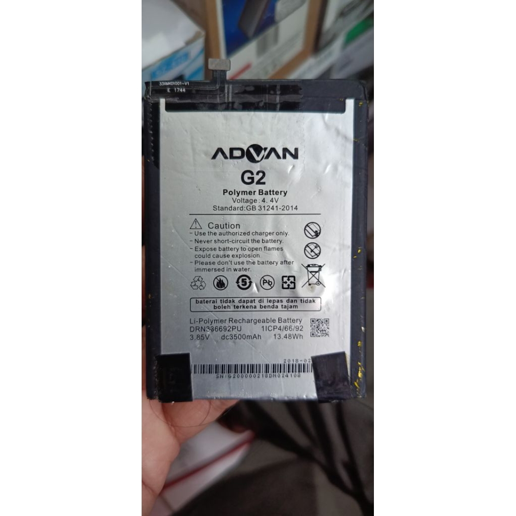 Baterai Advan G2