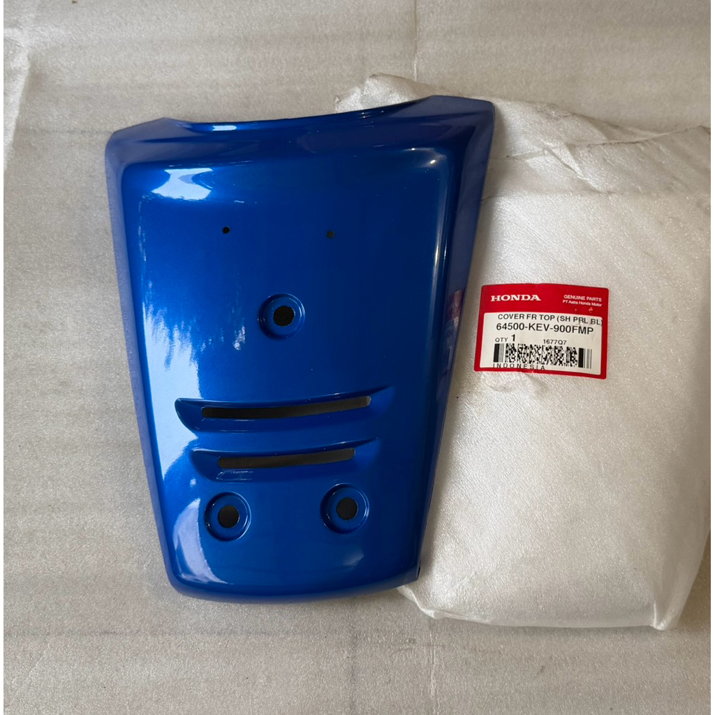 Panel Dasi Depan Supra X Lama Biru Ori AHM 64500KEV900FMP