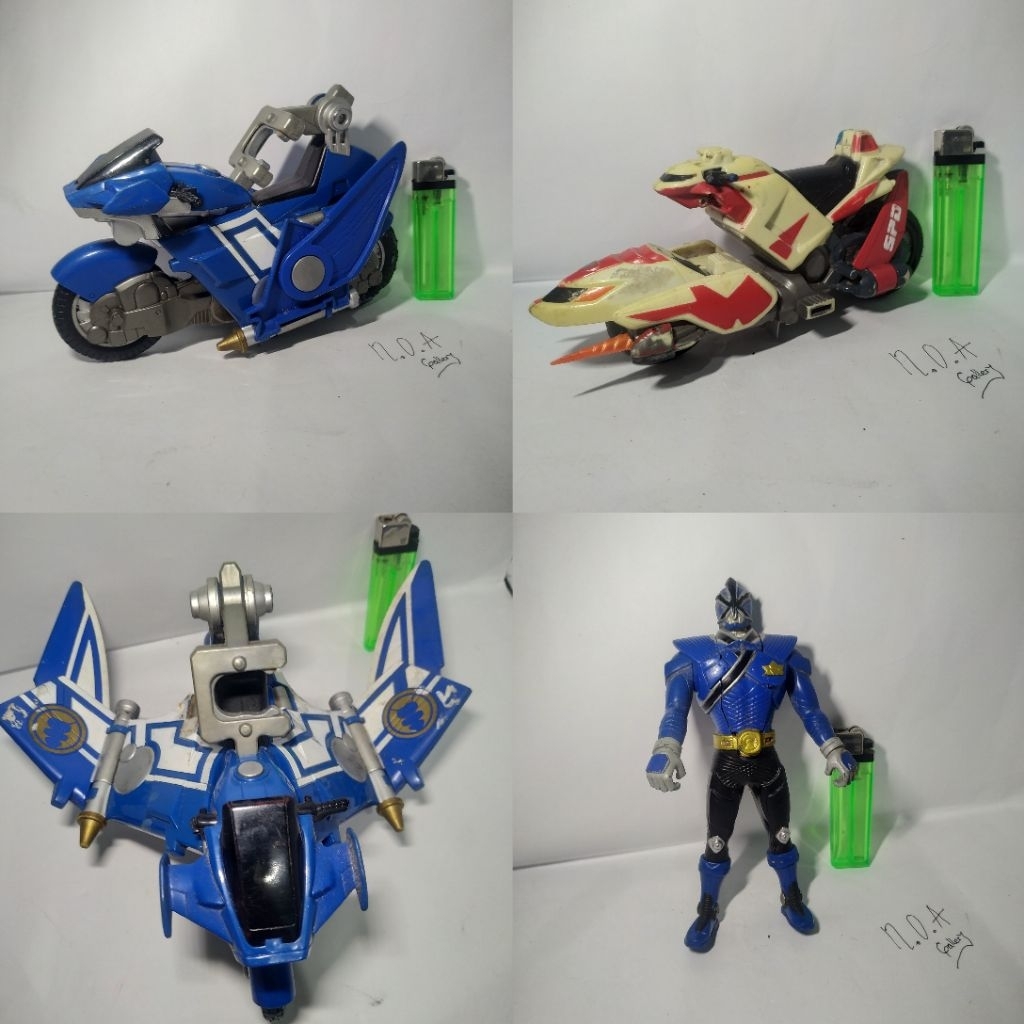 Power Ranger motorcycle/power ranger blue/super patrol delta power ranger