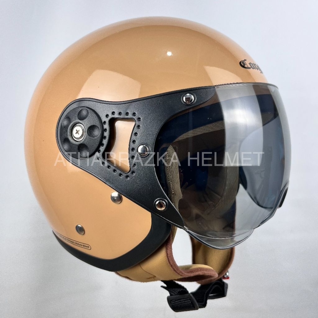 HELM CARGLOSS HIJAB KACA HITAM PREMIUM