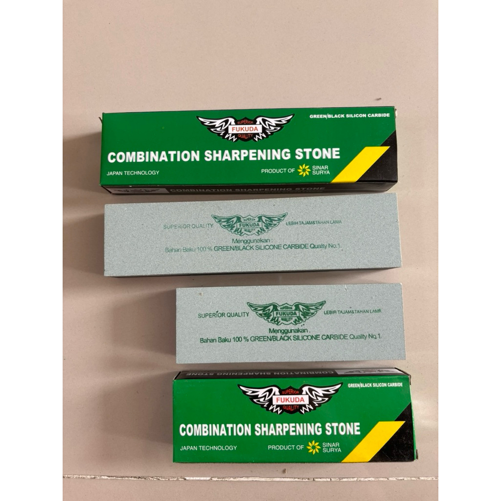 BATU ASAH GOSOK PISAU HIJAU IJO "FUKUDA"