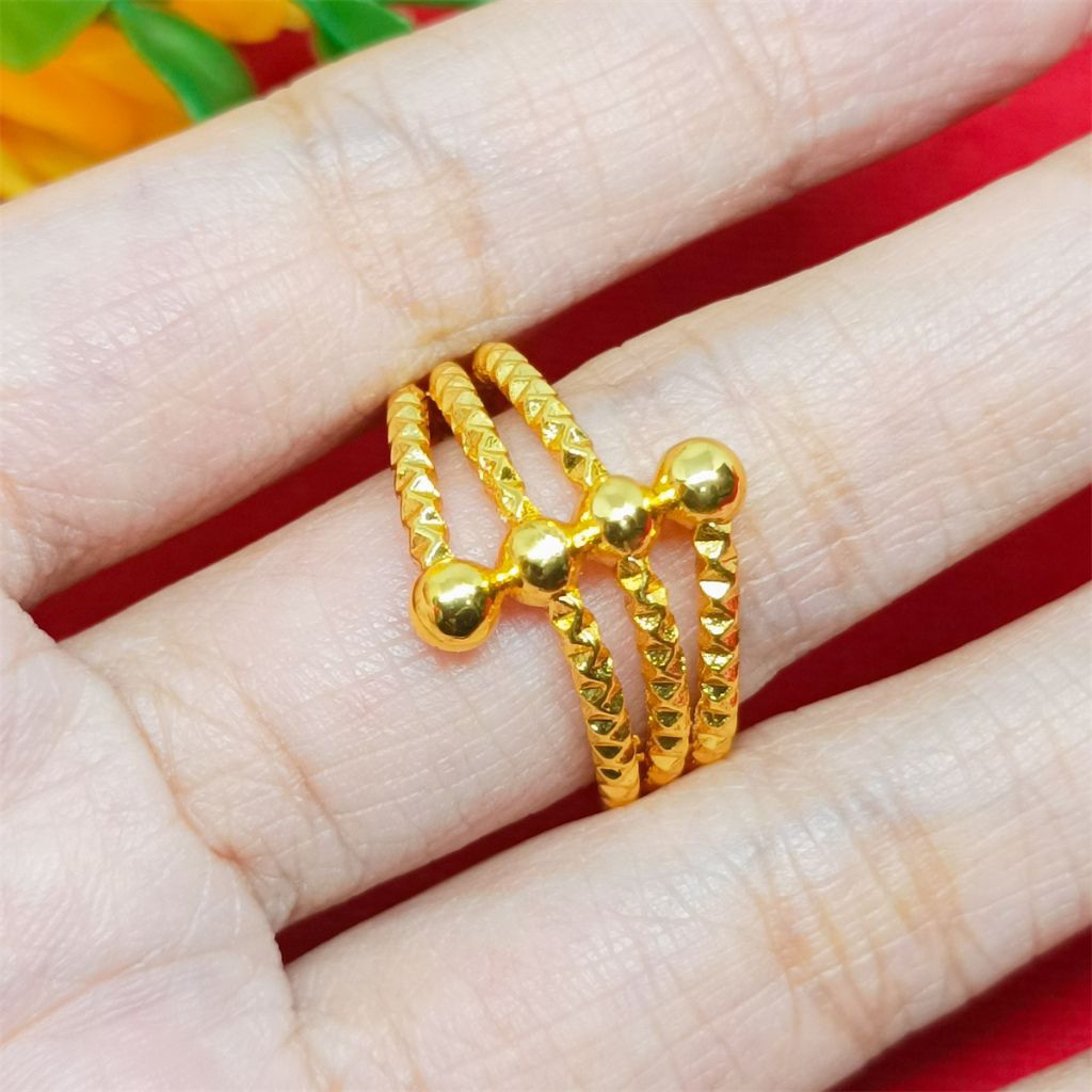 CINCIN BANGKOK PERHIASAN DUBAI LAPIS EMAS 24K