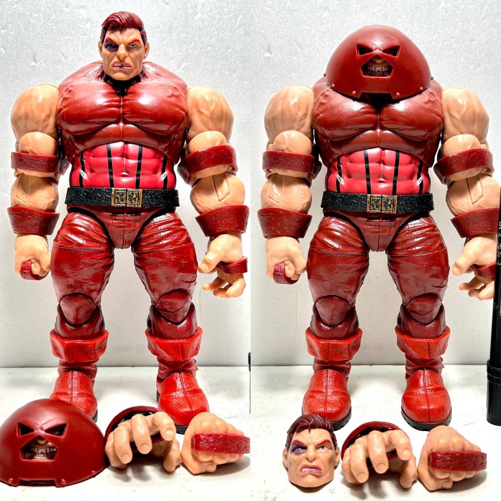 mainan action figure Juggernaut dari Marvel Legends. Karakter: Juggernaut (Cain Marko).detail bagusa
