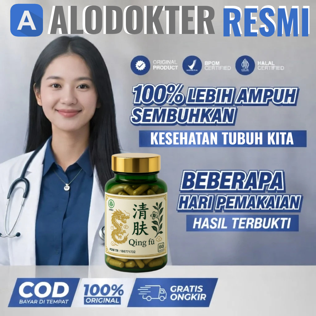QING FU OBAT GATAL || QING FU Herbal Atasi Gatal Kulit || QingFu Kapsul Herbal Untuk Kulit Sehat ||