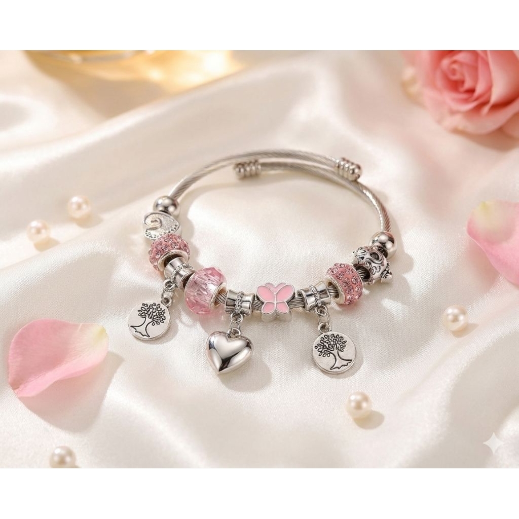 Gelang Pandora gelang titanium