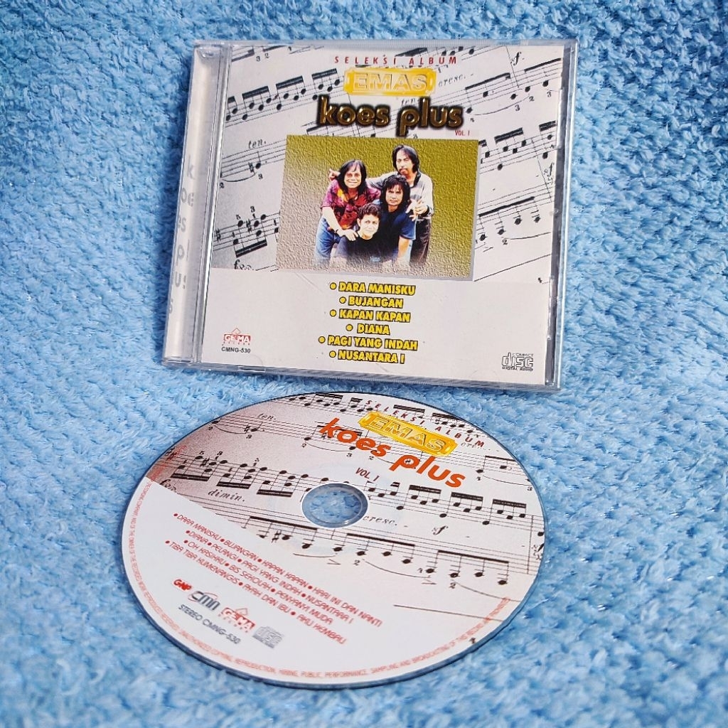 CD Musik Koes Plus Seleksi Album Emas Vol 1