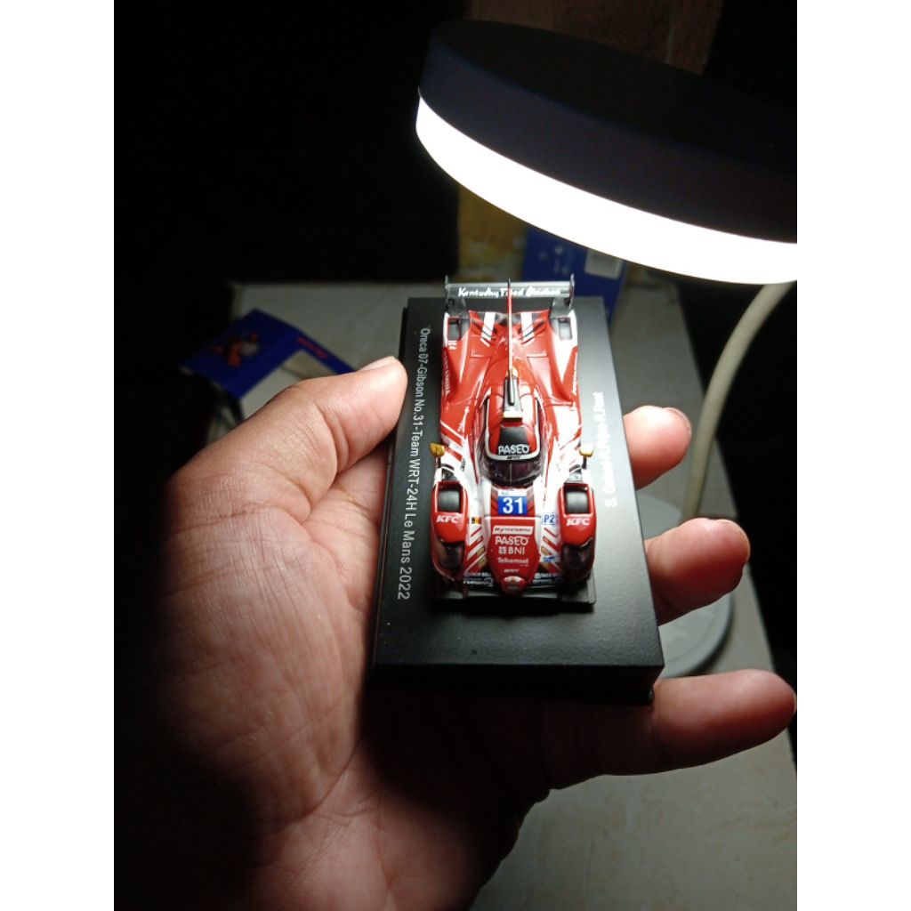 diecast Sparky merah Oreca 07-Gibson No. 31 JOTA KFC, BNI