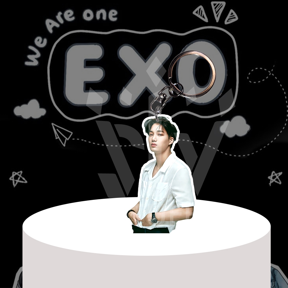 Gantungan Kunci / Gantungan HP Exo - Kai - Ganci Akrilik - Keychain