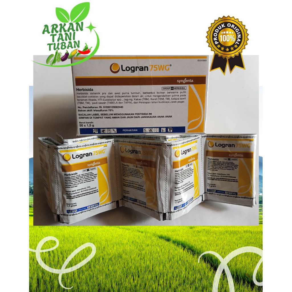 HERBISIDA LOGRAN 75 WG 1,5 GRAM (1 KOTAK ISI 50 SACHET) - SYNGENTA