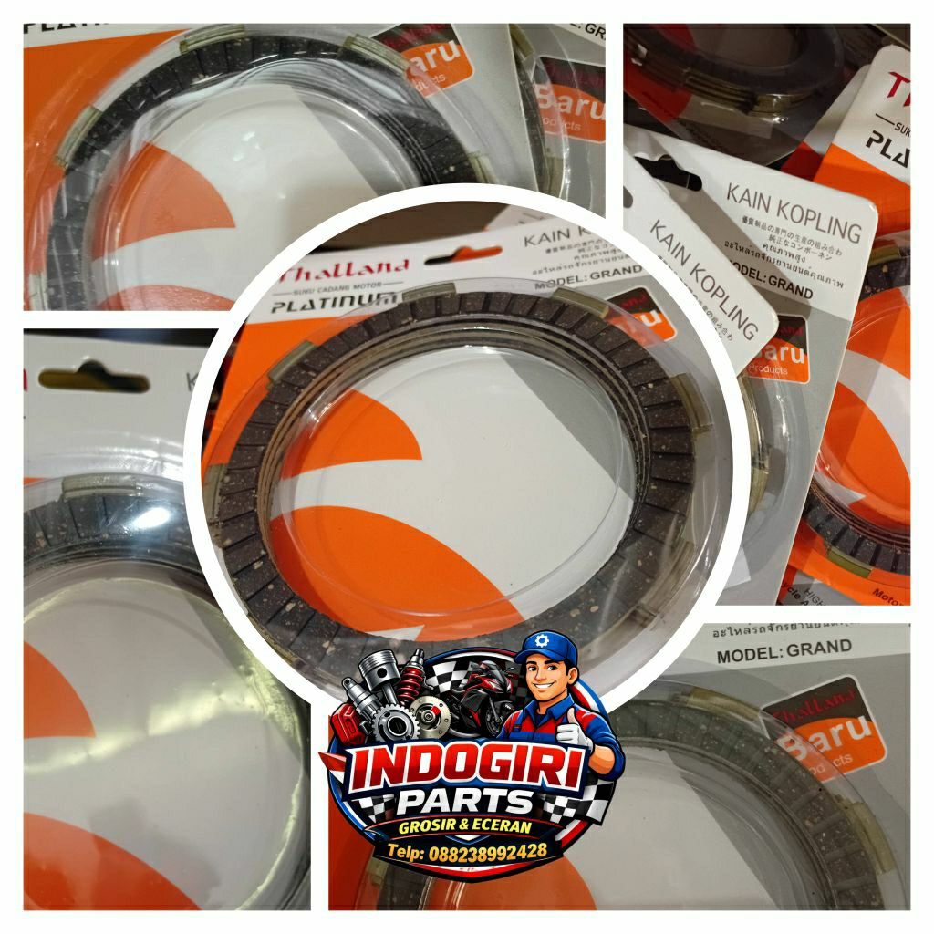 Kampas Kopling Astrea Grand, Supra X 100, Supra Fit, Legenda, Prima, Revo, Win Tahan Lama - Thalland