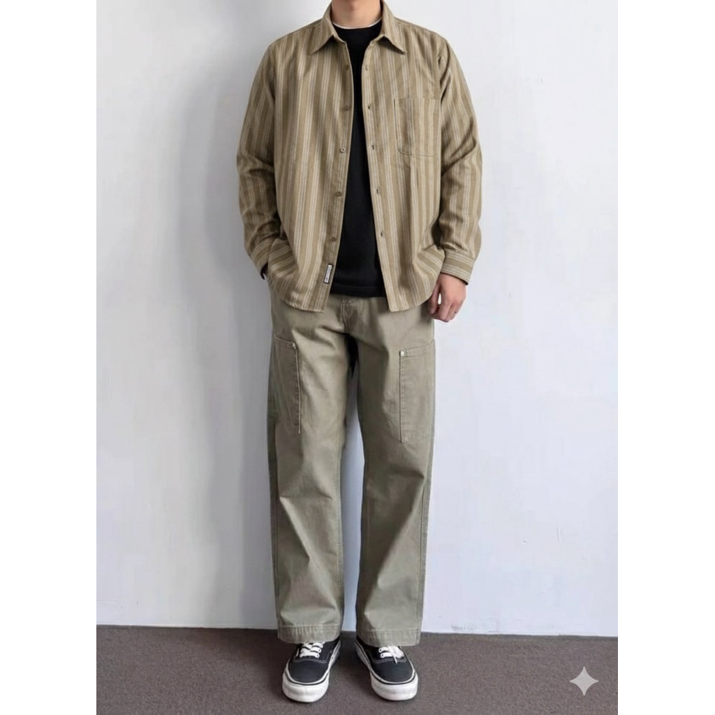 Kansai Yamamoto Vintage Strip LongShirt