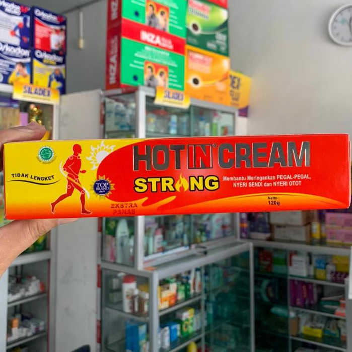 Hot In Cream Strong Tube - Panas Merah, Meringatkan Pegal, Mudah Meresap