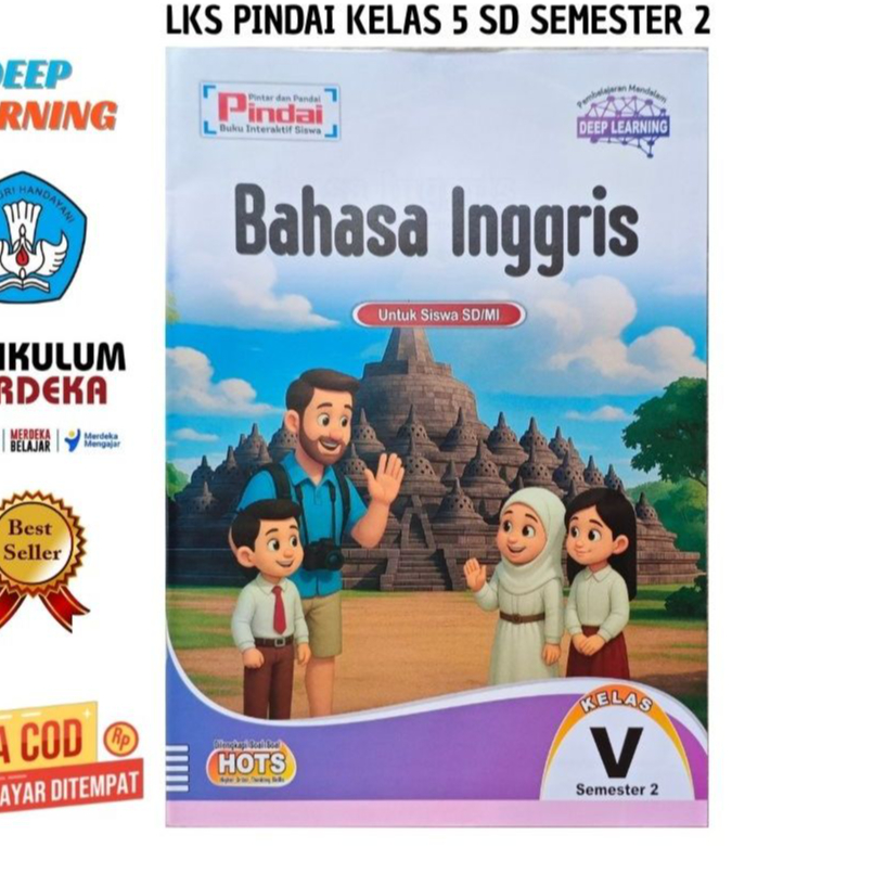 Lks Pindai Bahasa inggris Kelas 5 SD/MI Smt 2 Kurmer   Murah