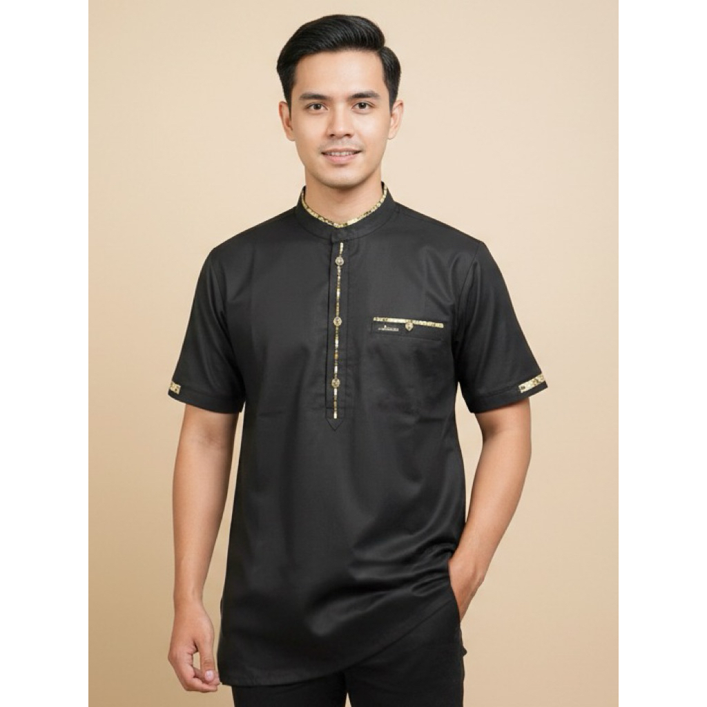 Baju koko Pria Baju Muslim pria Dewasa motif lis batik Stylish Modern