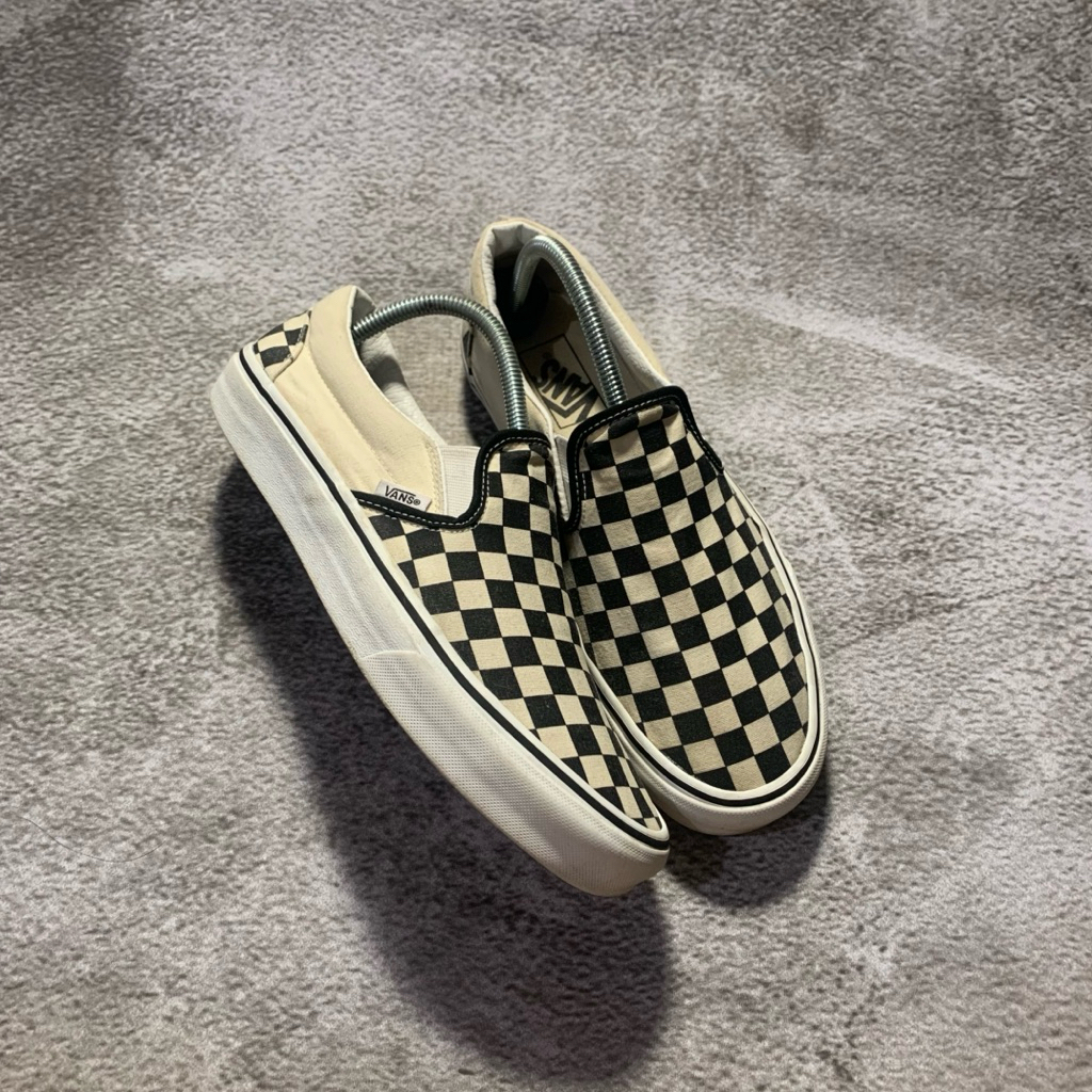 Vans Slip on Checkerboard Black White