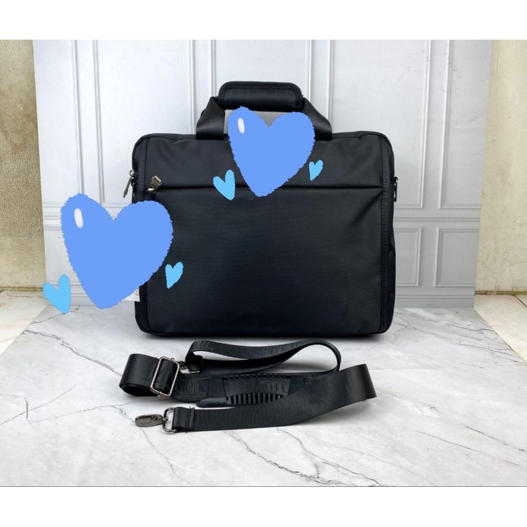 TAS KANTOR BRANDED PRIA TM 6015 BLACK KANVAS MIROR