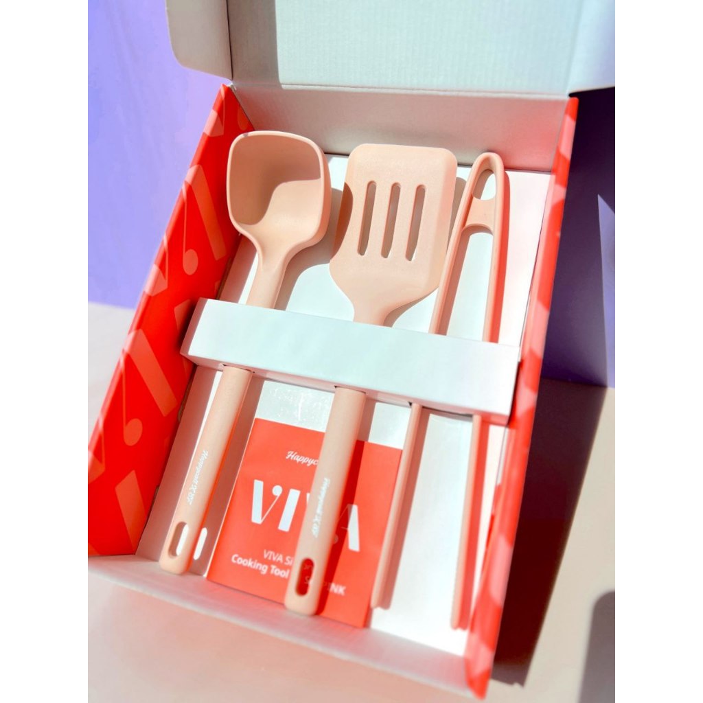 [Peralatan Dapur] Happy Call Viva Spatula Pink