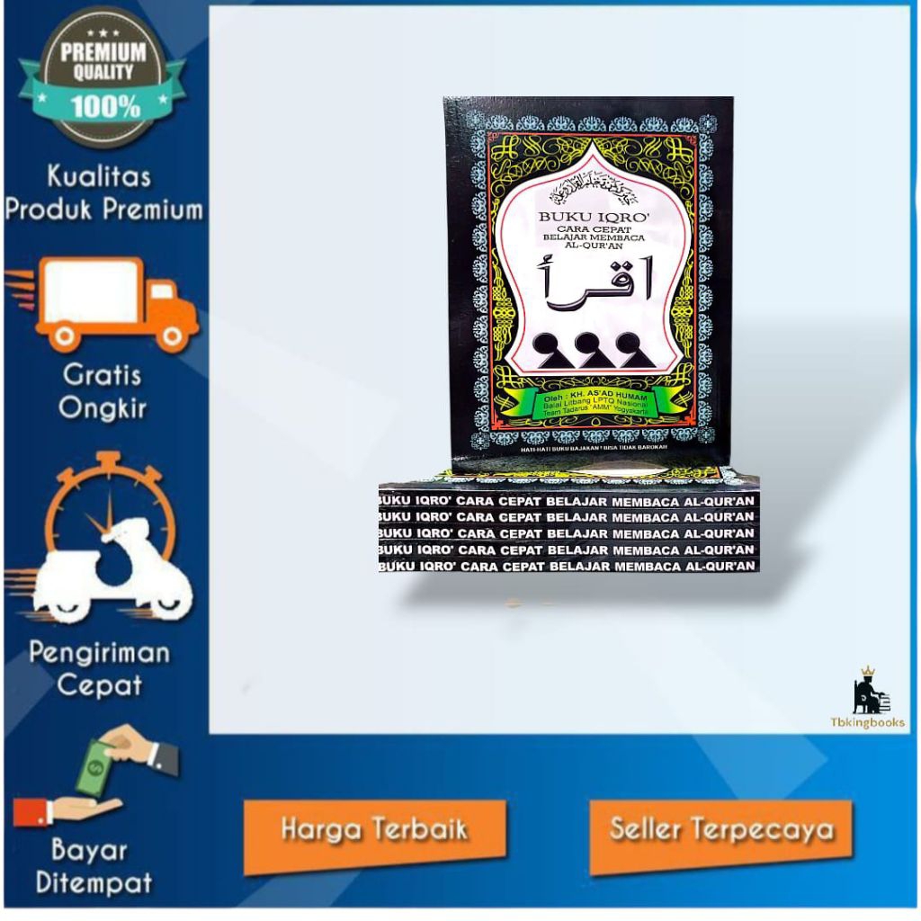 BUKU IQRO CARA CEPAT BELAJAR ALQURAN A5 TEAM TADARUS AMM YOGYAKARTA