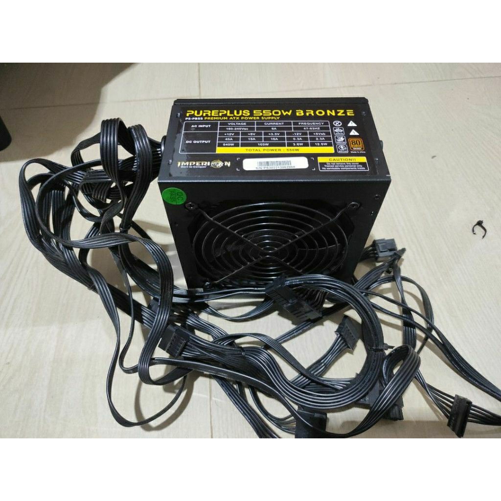 PSU 550W BRONZE 80+ IMPERION