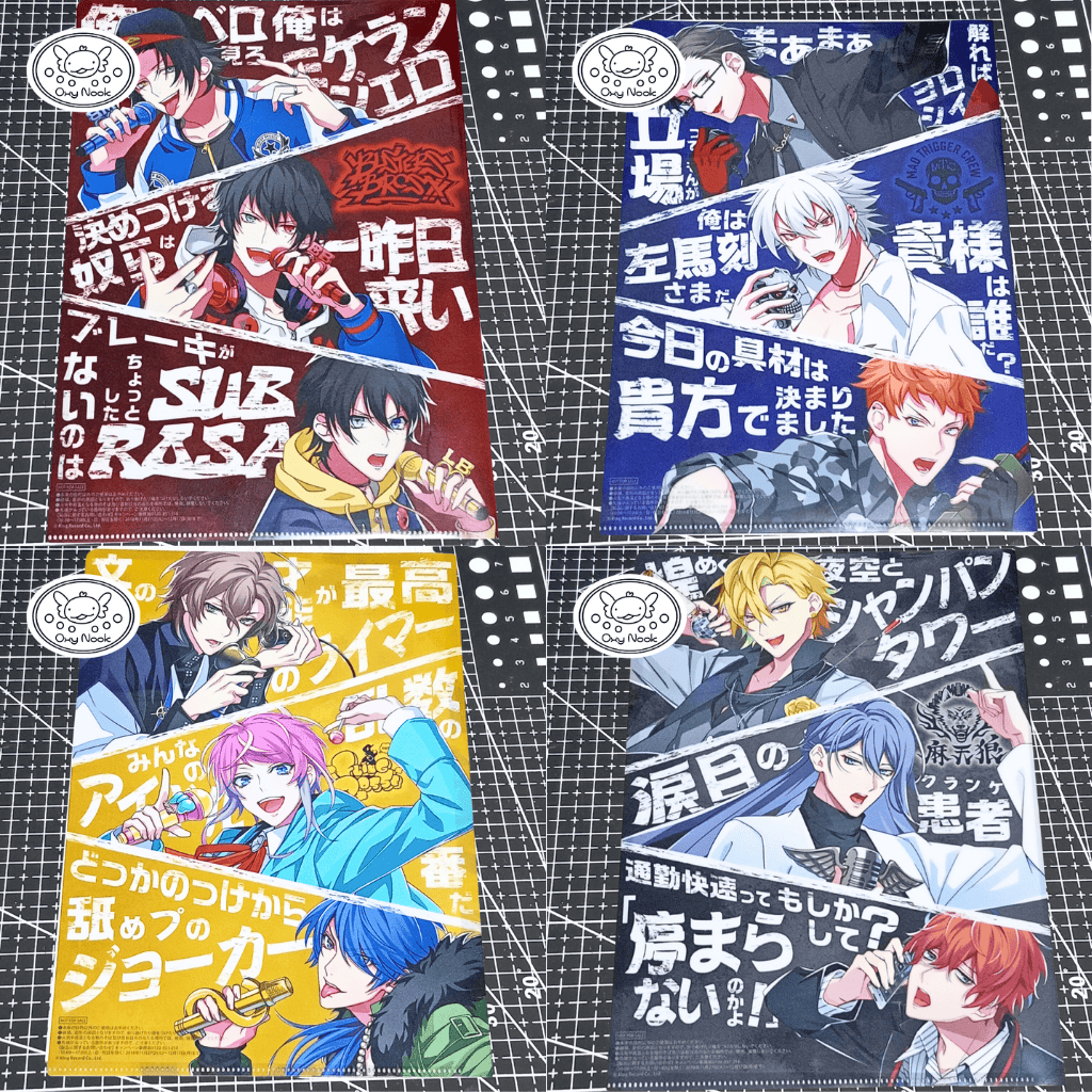 HYPMIC Hypnosis Mic Official Merch Chun Colle & CF Buster Bros Mad Trigger Crew Fling Posse Matenro