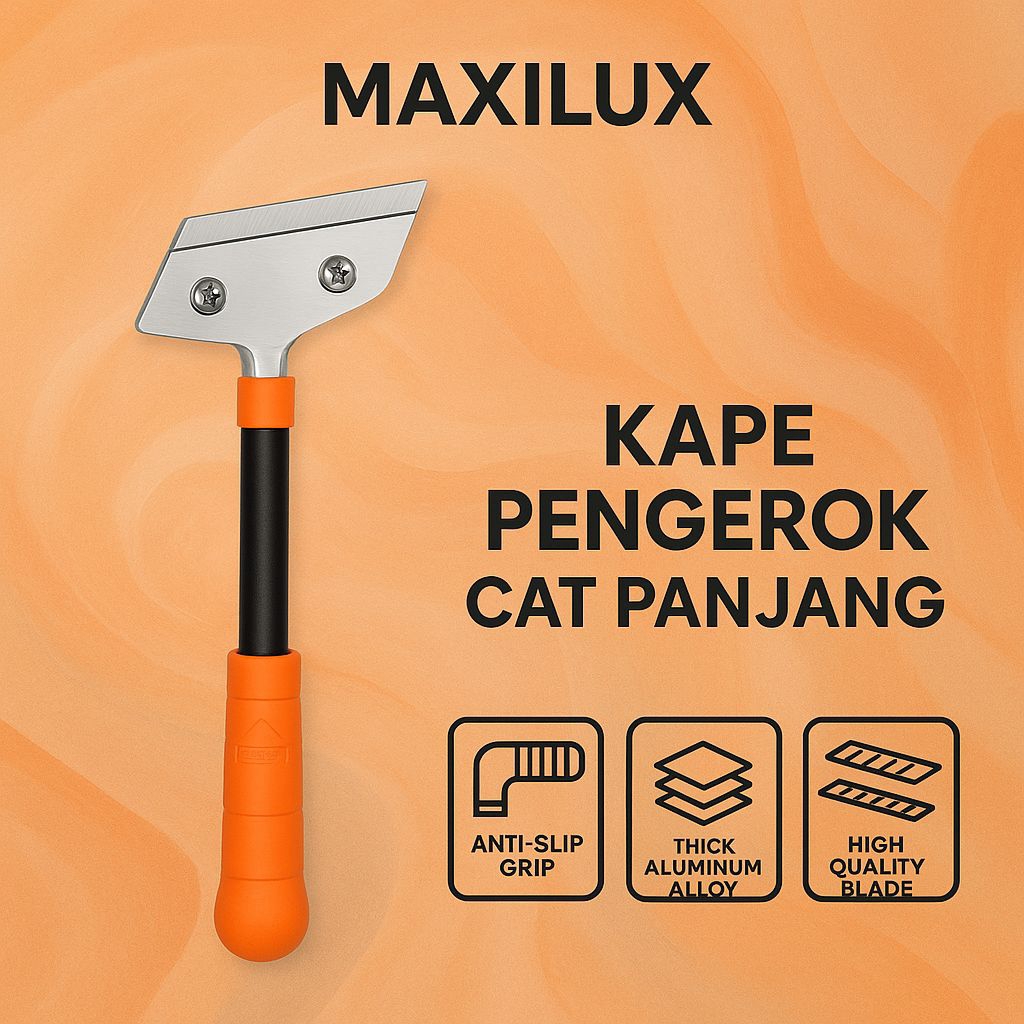 Kape Pengerok Cat Panjang | Alat Kerok Cat Dinding | Scraper Cat Tajam Anti Slip